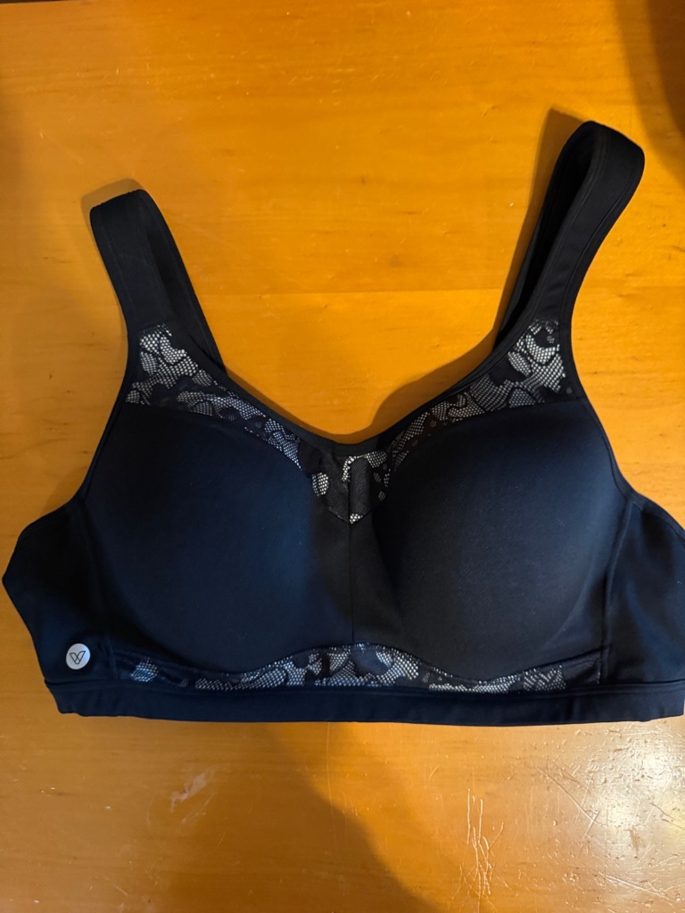 Black Lace-Accent Wire Support Bra - Women